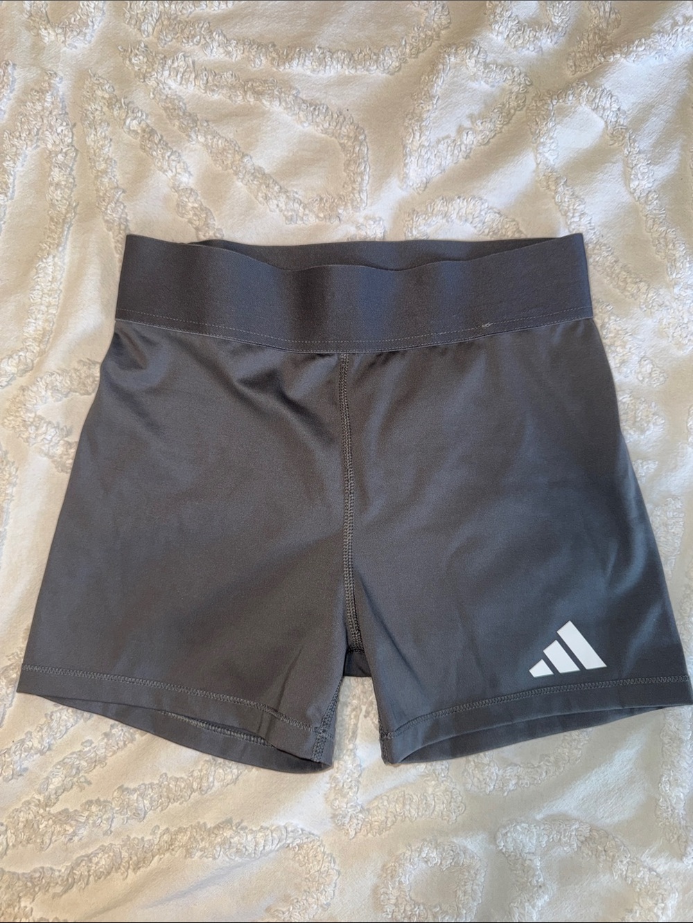 adidas grey 3” spandex